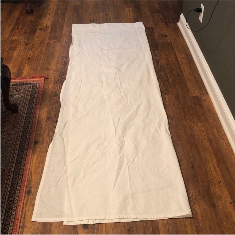 IKEA 1 White Light Cream Curtain Panel 91”